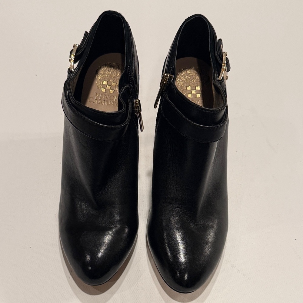 Vince Camuto Black Heeled Ankle Boots